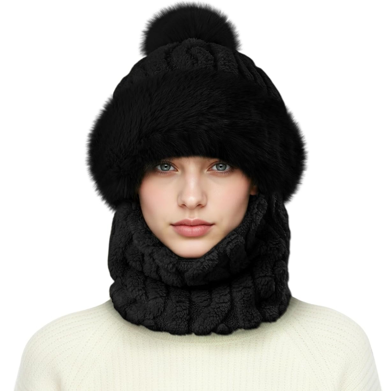 Skull Cap Helmet Liner - Femmes hiver bonnet chapeaux une pièce