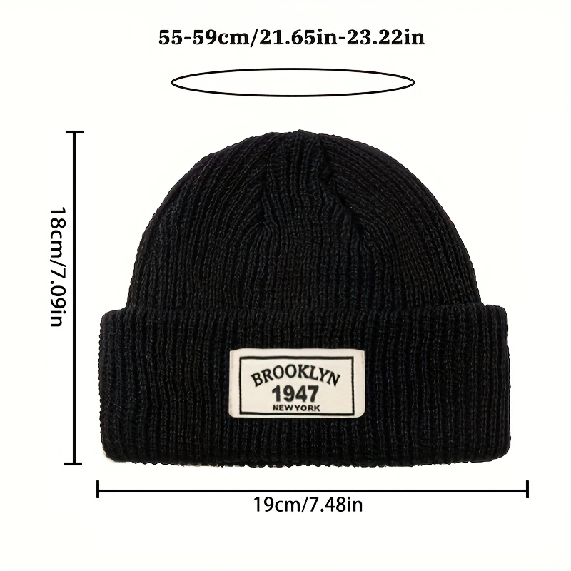 Bonnet unisexe Brooklyn 1947 N - Beanie Cuffed Knit avis et prix