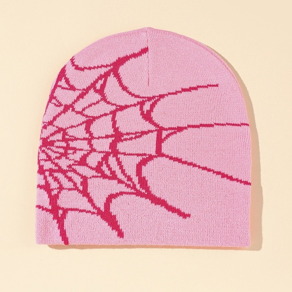 Bonnet vintage à motif de toil - Beanie Cuffed Knit avis et prix