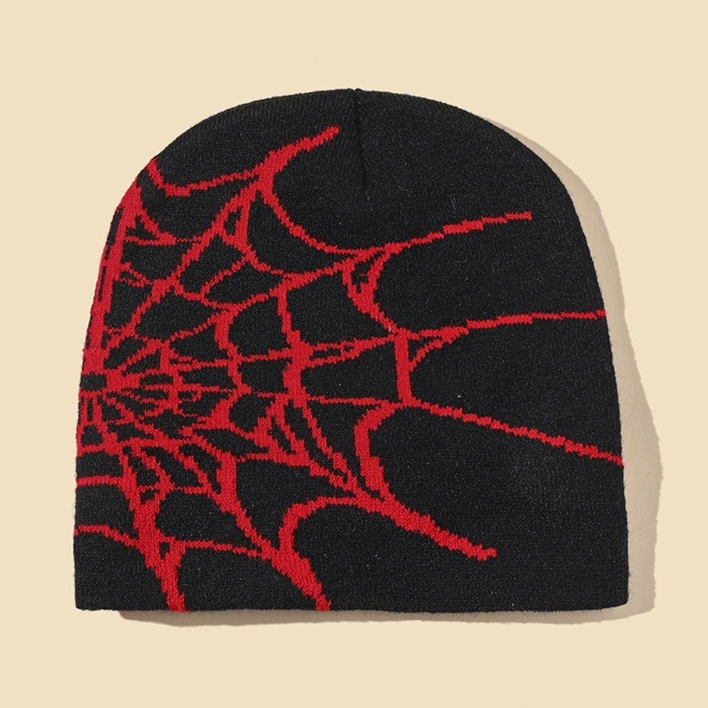 Bonnet vintage à motif de toil - Beanie Cuffed Knit avis et prix