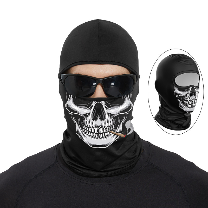 Cagoule drôle de bouche de sin - Skull Cap Helmet Liner avis et prix