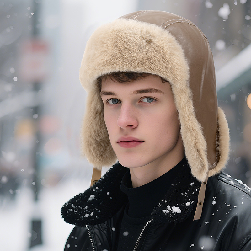 Chapeaux d'hiver chauds en cui - Winter Trapper Hat avis et prix