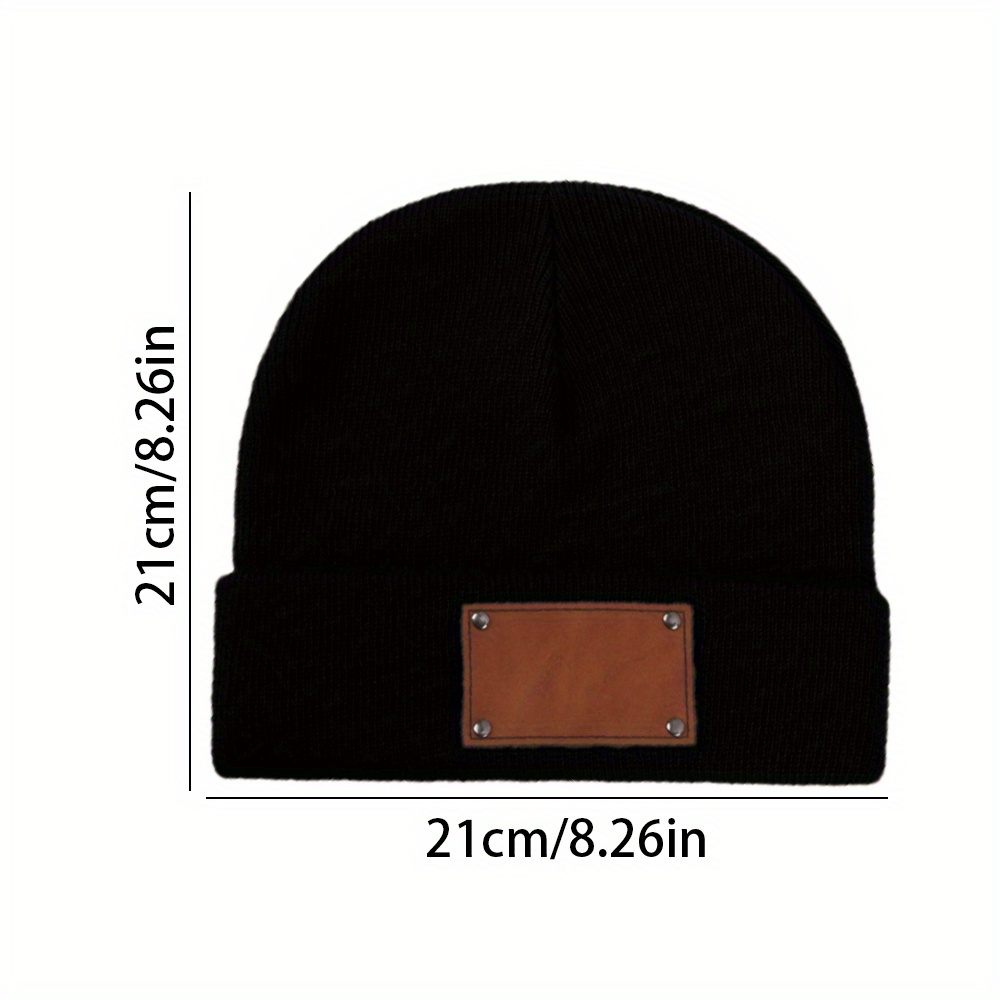 Bonnet en tricot avec étiquett - Beanie Cuffed Knit avis et prix
